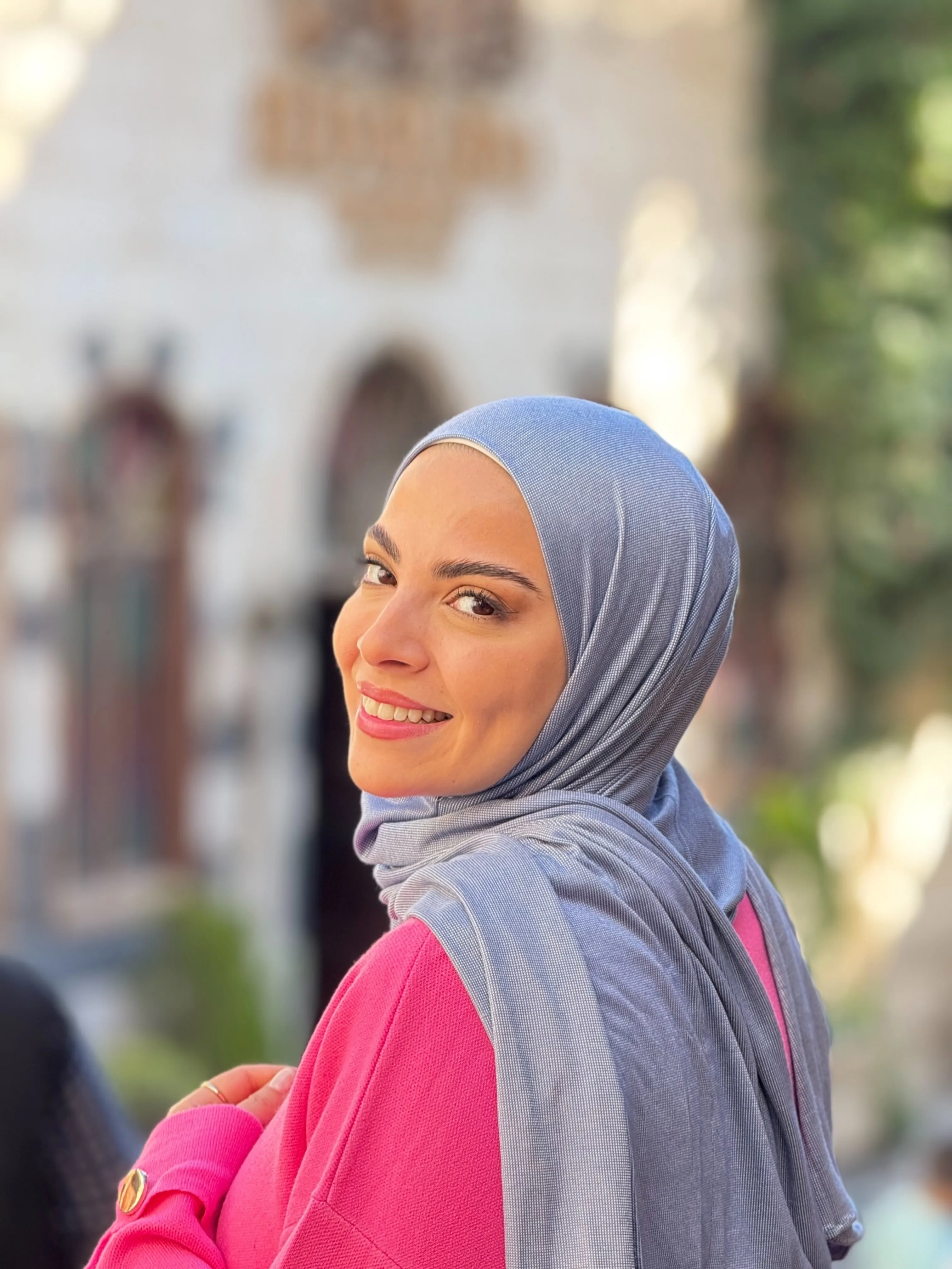 Shiny hijab